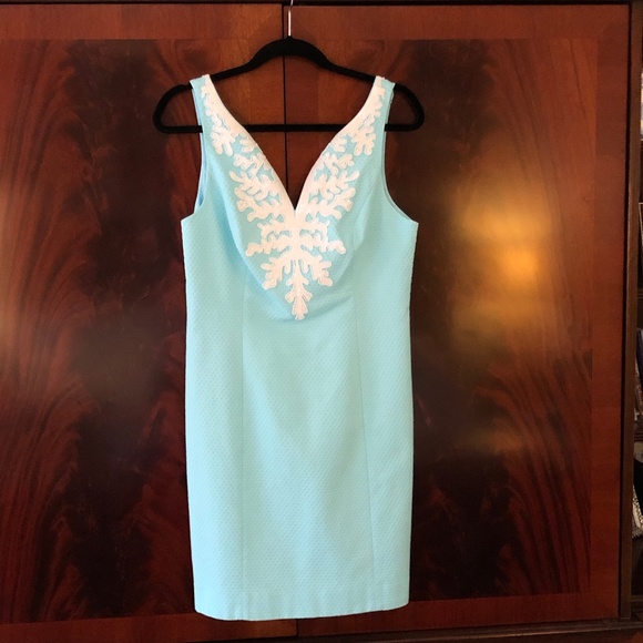 Lilly Pulitzer Dresses & Skirts - Like New Lilly Pulitzer Seasalt Blue Gabby Shift